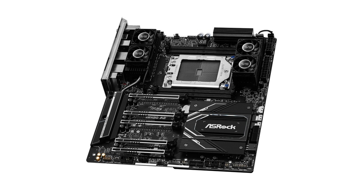 Asrock Trx Ws Socket Str Moederbord Zwart Raid Gb Lan Wlan Bt