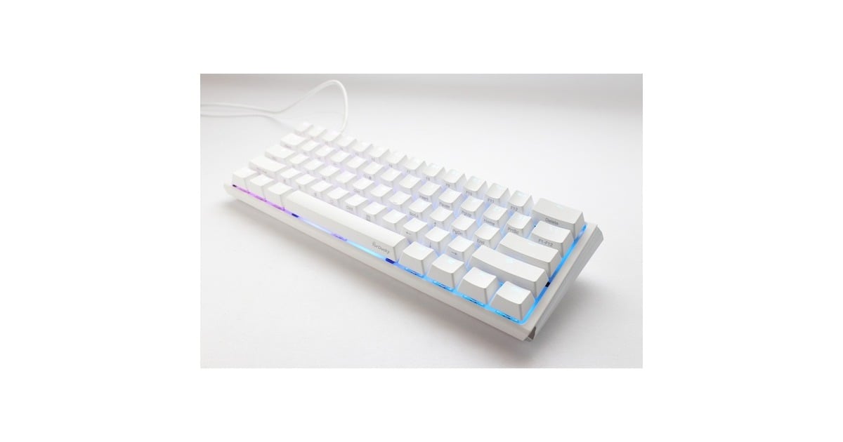 Ducky One Classic Pure White Mini Toetsenbord Wit Us Lay Out