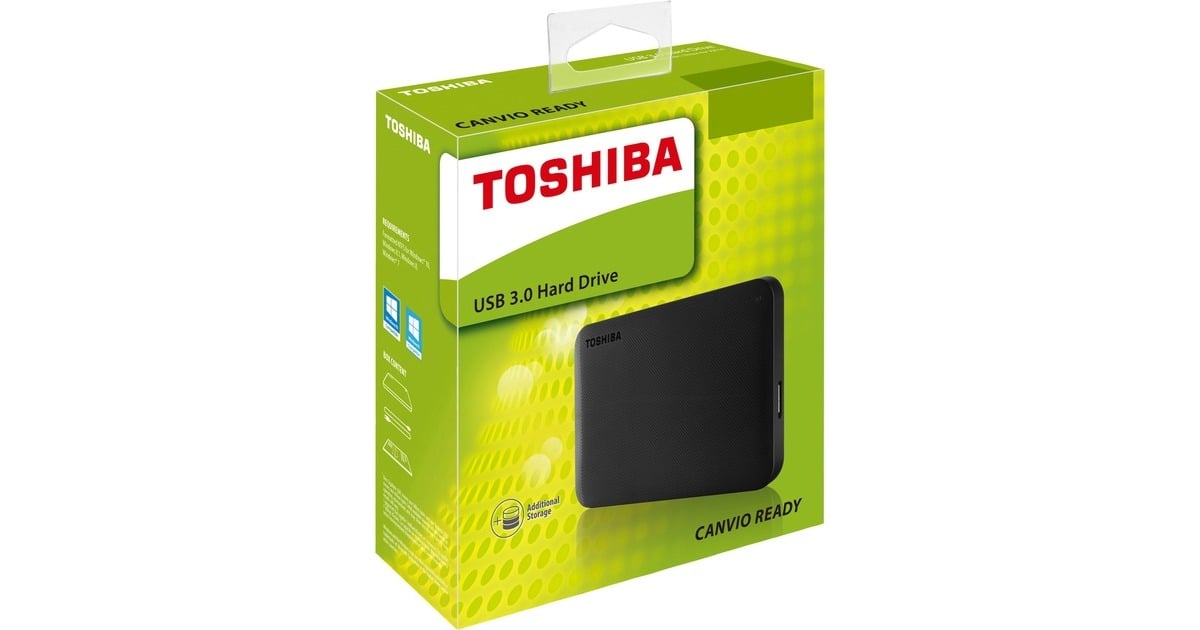 Toshiba Canvio Ready 1 TB Externe Harde Schijf Zwart HDTP310EK3AA