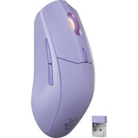 SteelSeries Rival 3 Wireless Gen 2 gaming muis Lavendel, 18.000 dpi, RGB, 2.4GHz / Bluetooth 5.0