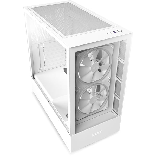 NZXT H5 Elite All White Midi Tower Behuizing Wit Mat 1x USB A 1x