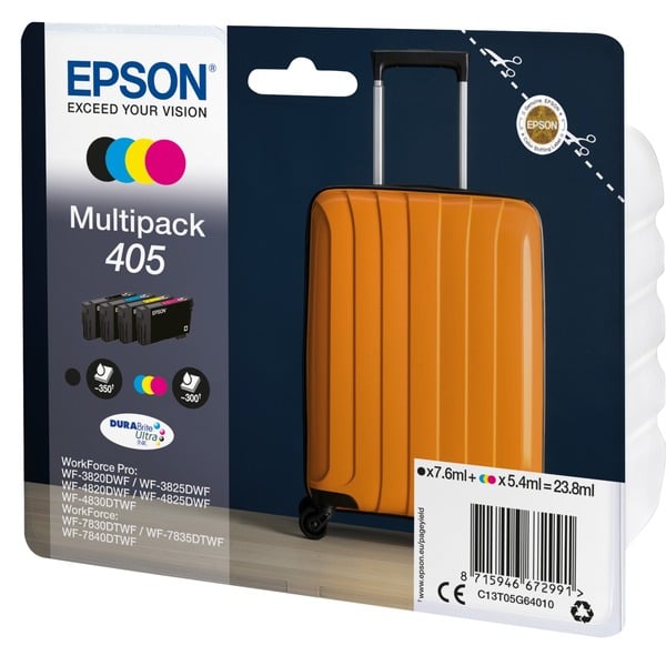 Epson Multipack 4 Colours 405 DURABrite Ultra Ink Inkt C13T05G64010