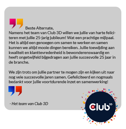 Felicitatie Club3D