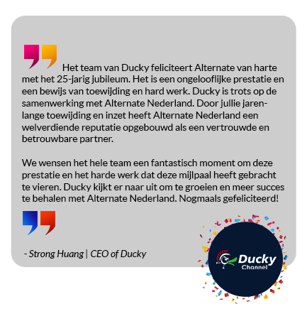 Felicitatie Ducky