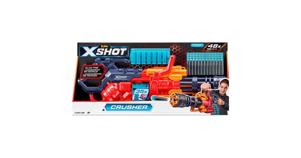 ZURU X Shot Excel Crusher Blaster Dart Blaster