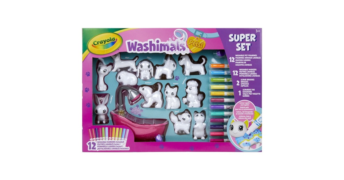 Crayola Washimals - Deluxe Playset