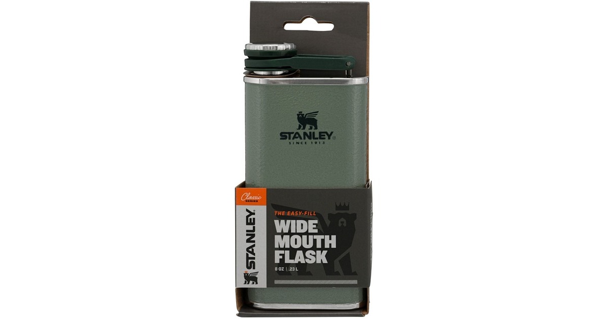 Stanley PMI The Easy Fill Wide Mouth flask 230 ml - Hammertone Green