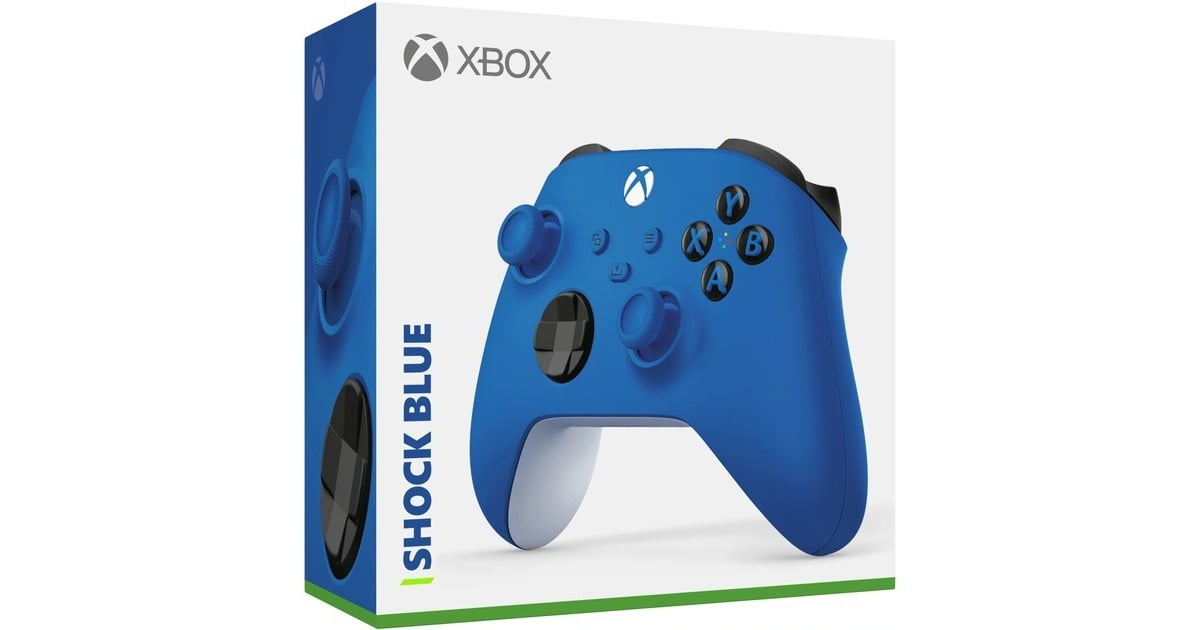 Blue controller sale xbox