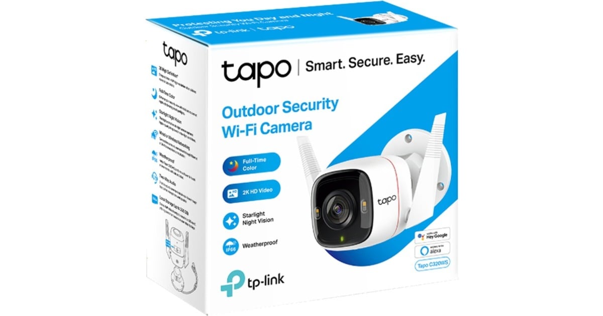 Tp Link Tapo C Ws Beveiligingscamera Wit Lan Wlan