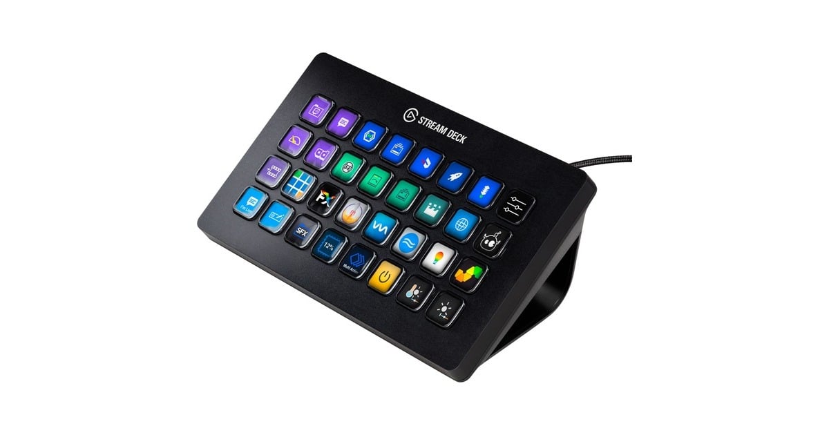 elgato Stream Deck XL keypad Zwart