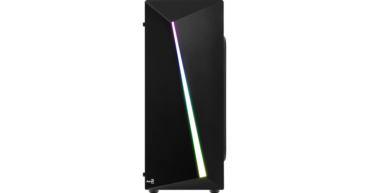 Aerocool Shard Midi Tower Behuizing Zwart X Usb A Rgb Window