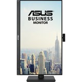 ASUS BE249QFK Video Conferencing Monitor 23.8"  Zwart, Webcam, 100 Hz, VGA, HDMI, DisplayPort, Audio 