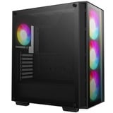 DeepCool MATREXX 55 V4 C midi tower behuizing Zwart | 1x USB-A | 1x USB-C | RGB | Window