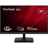 ViewSonic VA2408-MHDB 24" monitor Zwart, 1x HDMI, 1x DisplayPort, VGA, USB-A, USB-B, audio