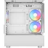 Aerocool Viewport Mini V2 ARGB mini tower behuizing Wit | 3x USB-A | RGB | Tempered Glass