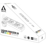 ARCTIC Liquid Freezer III 420 A-RGB waterkoeling Wit, 4-pins PWM