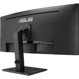 ASUS VA34VCPSN 34" Curved UltraWide monitor Zwart, 100 Hz, HDMI, DisplayPort, USB-C, LAN, Audio, Adaptive-Sync