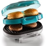 Ariete Party Time Hamburger maker 0205/01 elektrische bakplaat Lichtblauw/wit