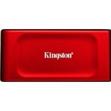 Kingston XS1000 Portable 2 TB externe SSD Rood/zwart, SXS1000R/2000G, USB-A 3.2 (10 Gbit/s)