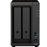 Synology DS723+ incl. 2x HAT3300-4T 4 TB harde schijf nas Zwart, 2x LAN, 1x USB 3.2 Gen 1