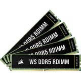 Corsair 64 GB DDR5-6400 ECC (4x 16 GB) Quad-Kit servergeheugen Zwart, CMA64GX5M4B6400C32, WS, XMP 3.0