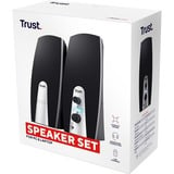 Trust 2.0 Speaker Set pc-luidspreker Zwart/zilver