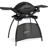 Weber Q 2200-gasbarbecue met stand Zwart