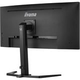 iiyama G-Master Red Eagle GCB3481WQSU-B1 34" Curved UltraWide gaming monitor Zwart, 180Hz, HDMI, DisplayPort, Audio, AMD Free-Sync