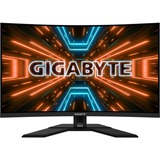 GIGABYTE M32QC Gaming monitor 32" Curved  Zwart, 2x HDMI, DisplayPort, 165 Hz