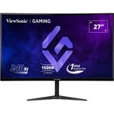 ViewSonic VX2719-PC-MHD 27" Curved gaming monitor Zwart, 2x HDMI, 1x DisplayPort, 240 Hz