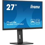 iiyama ProLite XUB2797HSU-B2 27" monitor Zwart, 100 Hz, HDMI, DisplayPort, USB, Audio, Adaptive Sync