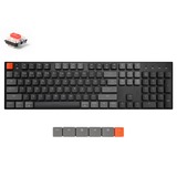 Keychron K1-N1, toetsenbord Grijs/grijs, US lay-out, Gateron Low Profile Red, RGB leds, ABS keycaps, Bluetooth