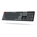 Keychron K1-N1, toetsenbord Grijs/grijs, US lay-out, Gateron Low Profile Red, RGB leds, ABS keycaps, Bluetooth