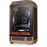 Thermaltake The Tower 300 - Gravel Sand mini tower behuizing Bruin | 3x USB-A | Tempered Glass