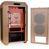 Thermaltake The Tower 300 - Gravel Sand mini tower behuizing Bruin | 3x USB-A | Tempered Glass