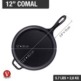 Victoria Bakpan Comal 30 cm grillplaat 