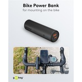 goobay Bike-Powerbank 5.0 Zwart, 5.000 mAh, Power Delivery, Quick Charge