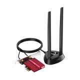 Cudy AX5400 Wi-Fi 6E Bluetooth 5.3 PCI-E Adapter wlan adapter Rood