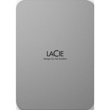 LaCie Mobile Drive Secure 2 TB externe harde schijf Grijs, USB-C 3.2 (5 Gbit/s)