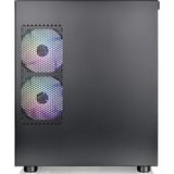 Thermaltake View 170 TG ARGB mini tower behuizing Zwart | 2x USB-A | RGB | Tempered Glass