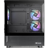 Thermaltake  mini tower behuizing Zwart | 2x USB-A | RGB | Window