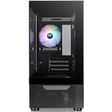 Thermaltake  mini tower behuizing Zwart | 2x USB-A | RGB | Window