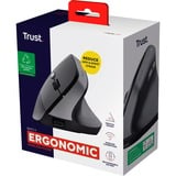 Trust Bayo II Ergonomische draadloze muis Zwart, 800 dpi - 2.400 dpi