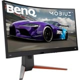 BenQ MOBIUZ EX3410R 34" Curved UltraWide gaming monitor Zwart, 2x HDMI, DisplayPort, 2x USB-A 3.2 (5 Gbit/s), USB-B, 144 Hz