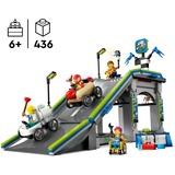 LEGO City - Snelle schans voor raceauto's Constructiespeelgoed 60460 | Autoracebaan voor raceauto's | Zeepkistenset