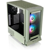 Thermaltake Ceres 350 MX - Matcha Green midi tower behuizing Lichtgroen | 2x USB-A | 1x USB-C | RGB | Tempered Glass