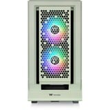 Thermaltake  midi tower behuizing Lichtgroen | 2x USB-A | 1x USB-C | RGB | Window