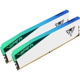 Patriot 32 GB DDR5-7000 Kit werkgeheugen Wit, PVER532G70C38KW, Viper Elite 5 RGB, XMP 3.0