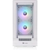 Thermaltake Ceres 350 MX - Snow midi tower behuizing Wit | 2x USB-A | 1x USB-C | RGB | Tempered Glass