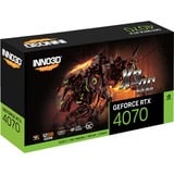 INNO3D GeForce RTX 4070 X3 OC grafische kaart DLSS 3, 3x DisplayPort, 1x HDMI 2.1